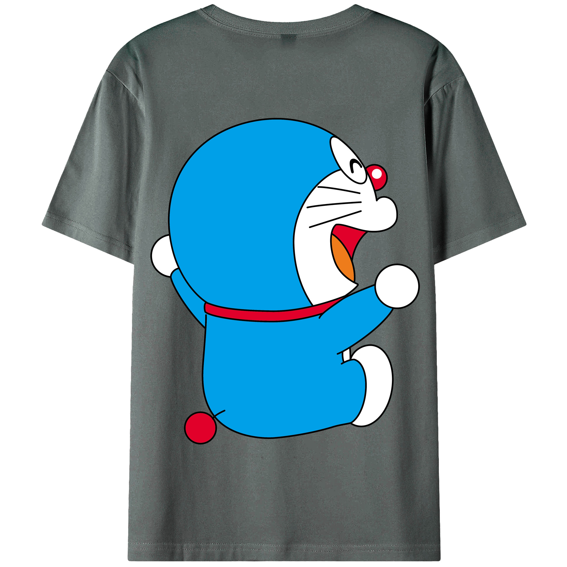（画像用） ドラえもん Doraemon 綿100％半袖Tシャツ（背面プリント）